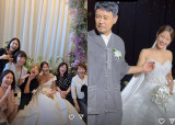 '결혼♥' 김지민, 父 빈자리 김대희가 채웠다…무려 3사 개그맨★ 총출동 '의리'의 현장 (엑's 이슈)[종합]