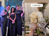 박나래 아닌 한윤서 왜?…"남자친구 있다" 김준호♥김지민 부케 주인공 [엑's 이슈]