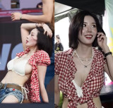 권은비, 연습도 '워터밤' 의상 그대로…아찔 변화→테이프·욕조 리허설까지 [엑's 이슈]