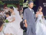 할머니·선배 손잡고 버진로드…하객 울린 ★들 특별한 '신부입장' [엑's 이슈]