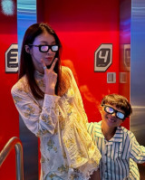 '둘째 임신' 이시영, 헐렁한 셔츠 입고 子 '극한 육아'…또 언제 올지 몰라 [★해시태그]