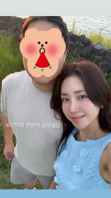 최희 남편이랑 친한 척 힘드네…♥사업가 남편과 제주도 휴가 중 유쾌