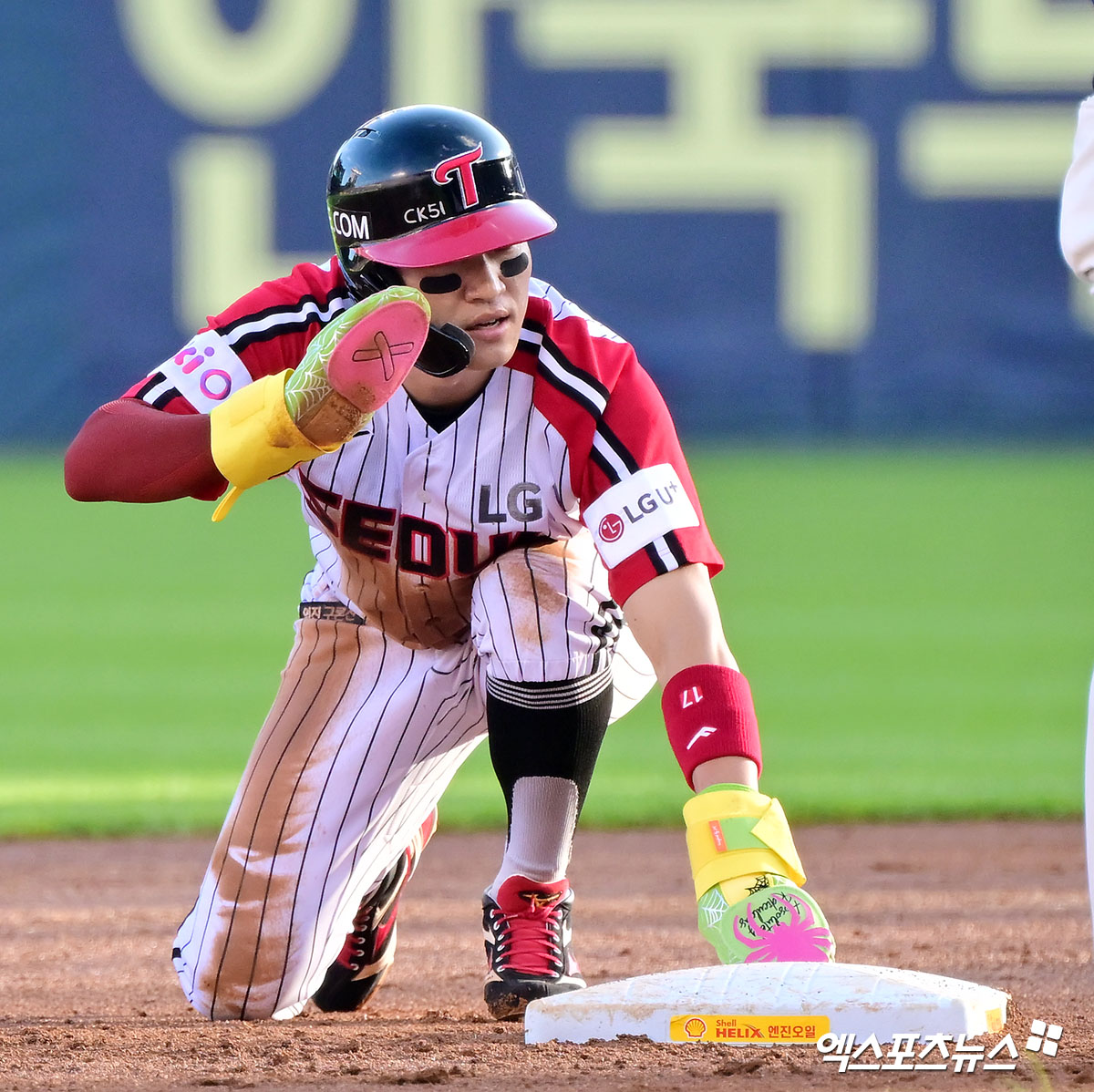 현재 리그 도루 1위를 달리고 있는 LG 트윈스 박해민이 지난 22일에서 24일 광주 KIA챔피언스필드에서 열린 KIA 타이거즈와 원정 3연전에서 타율 0.400(10타수 4안타) 2홈런 5타점 2볼넷으로 맹활약했다. 엑스포츠뉴스 DB