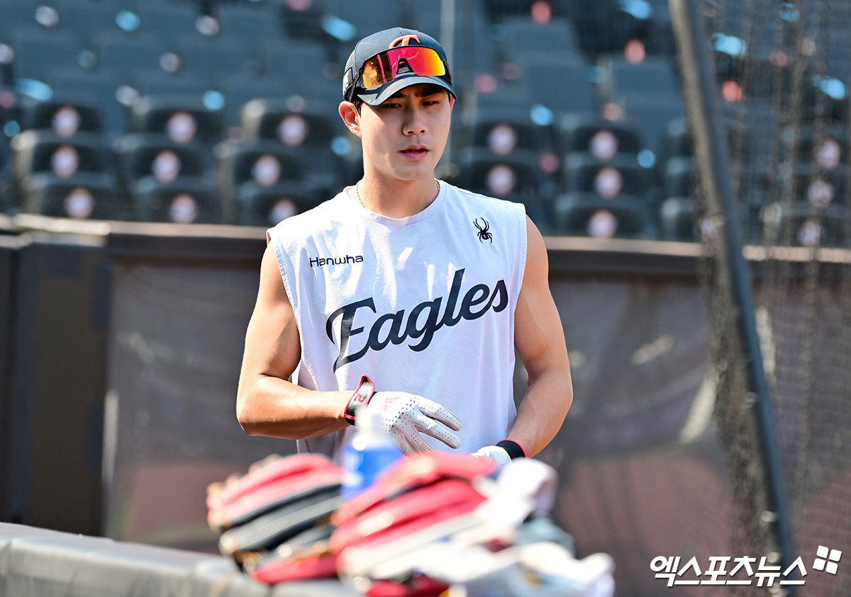한화 이글스 심우준이 올해 정규시즌 경기를 앞두고 훈련을 준비하고 있다. 엑스포츠뉴스 DB