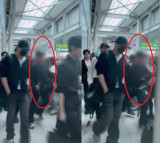 제로베이스원 매니저, 팬 향한 '주먹질' 위협 논란…과잉 경호 비판 거세졌다 [엑's 이슈]
