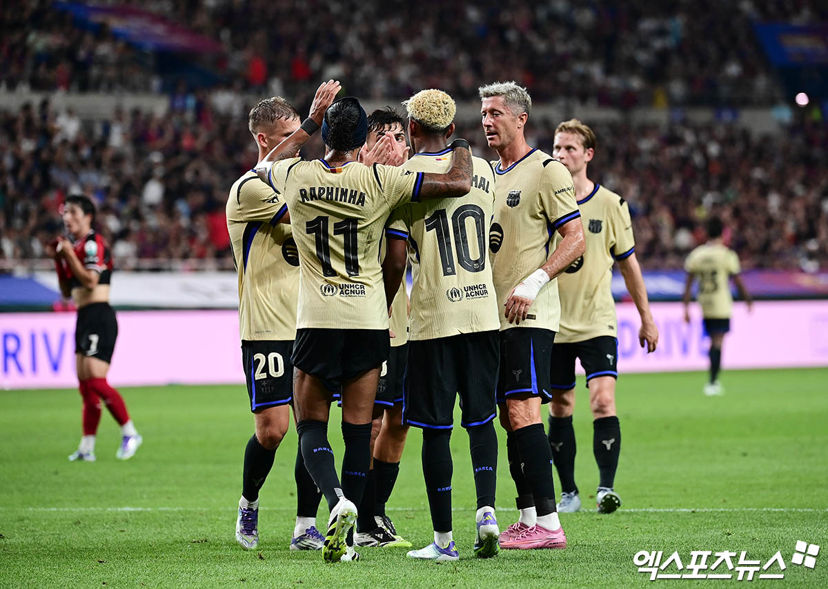 두 팀 모두 주전급 자원들을 선발에 내세운다. 바르셀로나는 세계 최고의 재능 라민 야말을, 대구FC는 세징야를 앞세워 승리를 노린다. 사진 엑스포츠뉴스DB