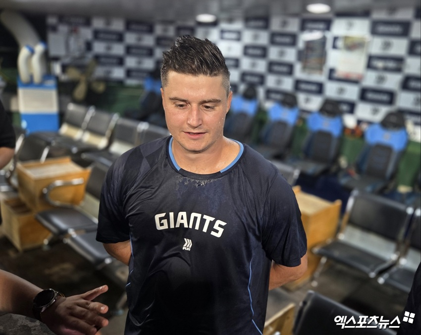 롯데 자이언츠 외국인 투수 터커 데이비슨이 6일 부산 사직야구장에서 열린 2025 신한 SOL Bank KBO리그 KIA 타이거즈와의 팀 간 14차전에 선발등판, 6이닝 1실점 호투로 시즌 10승을 따냈다. 다만 경기 종료 후 방출을 통보 받으면서 이 게임을 마지막으로 롯데를 떠나게 됐다. 사진 엑스포츠뉴스