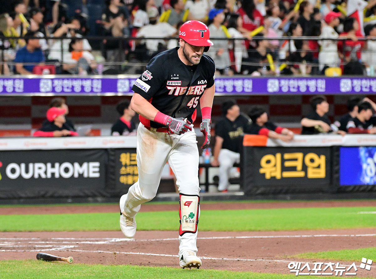 KIA 타이거즈 패트릭 위즈덤. 엑스포츠뉴스 DB