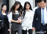 "힘내라" 응원→"합의해" 1인 시위까지…뉴진스, 법원 출석에 '진풍경 연출' [엑's 이슈]