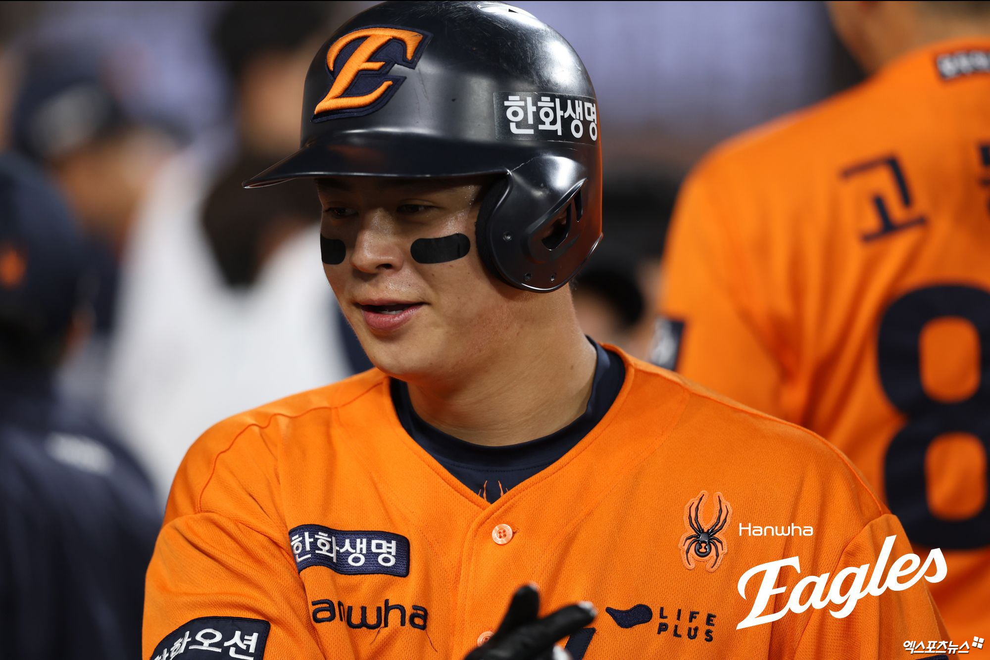 한화 이글스 노시환이  24일 대전 한화생명볼파크에서 열린 2025 신한 SOL 뱅크 KBO리그 SSG 랜더스와 홈경기에 4번타자 겸 3루수로 선발 출전해 4타수 1안타(1홈런) 2타점 1득점을 기록했다. 한화 이글스