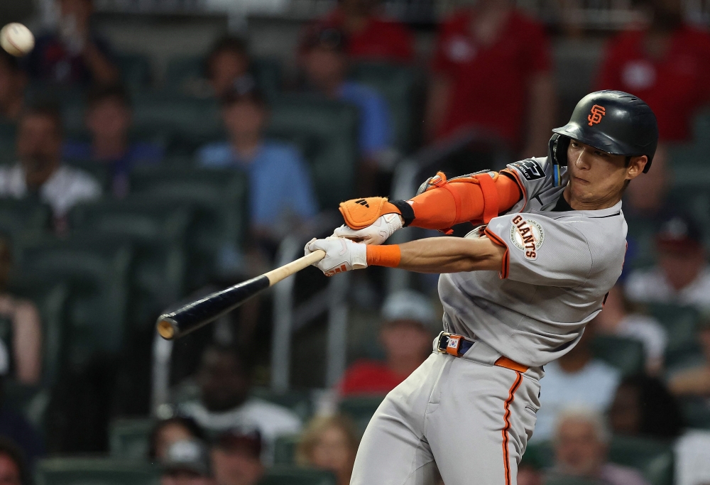 미국 메이저리그 샌프란시스코 자이언츠의 이정후가 27일(한국시간) 미국 캘리포니아주 샌프란시스코의 오라클파크에서 열린 2025 메이저리그 시카고 컵스와의 홈 경기에서 결장했다. 사진 연합뉴스
