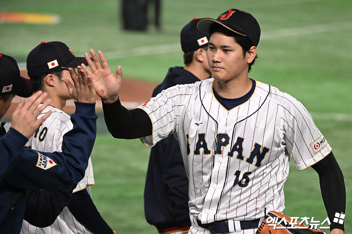 지난 2023년 3월 일본 국가대표로 월드베이스볼클래식(WBC)에 출전했던 오타니 쇼헤이. 사진 엑스포츠뉴스 DB