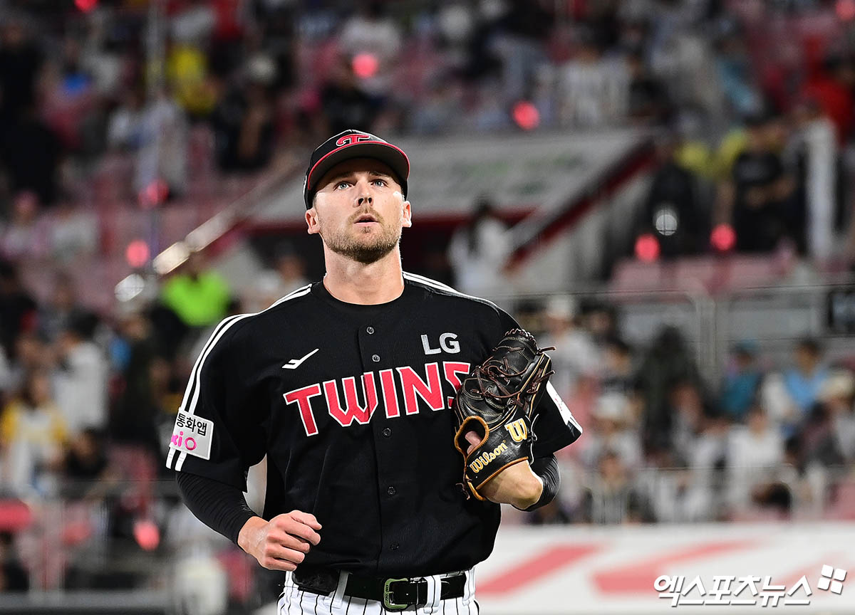 LG 트윈스 외국인 투수 앤더슨 톨허스트가 30일 키움 히어로즈와의 잠실 홈 경기에 선발투수로 나선다. 사진 엑스포츠뉴스 DB