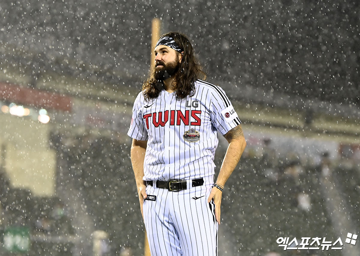 2019시즌부터 2024시즌까지 LG 트윈스에서 활약했던 외국인 투수 케이시 켈리. 사진 엑스포츠뉴스 DB