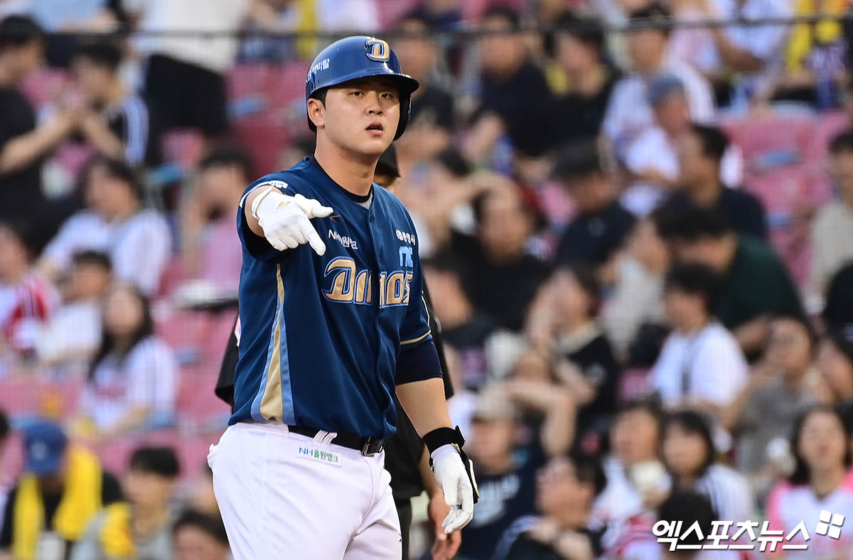 2년 연속 15홈런 이상을 기록한 NC 다이노스 주전포수 김형준. 사진 엑스포츠뉴스 DB