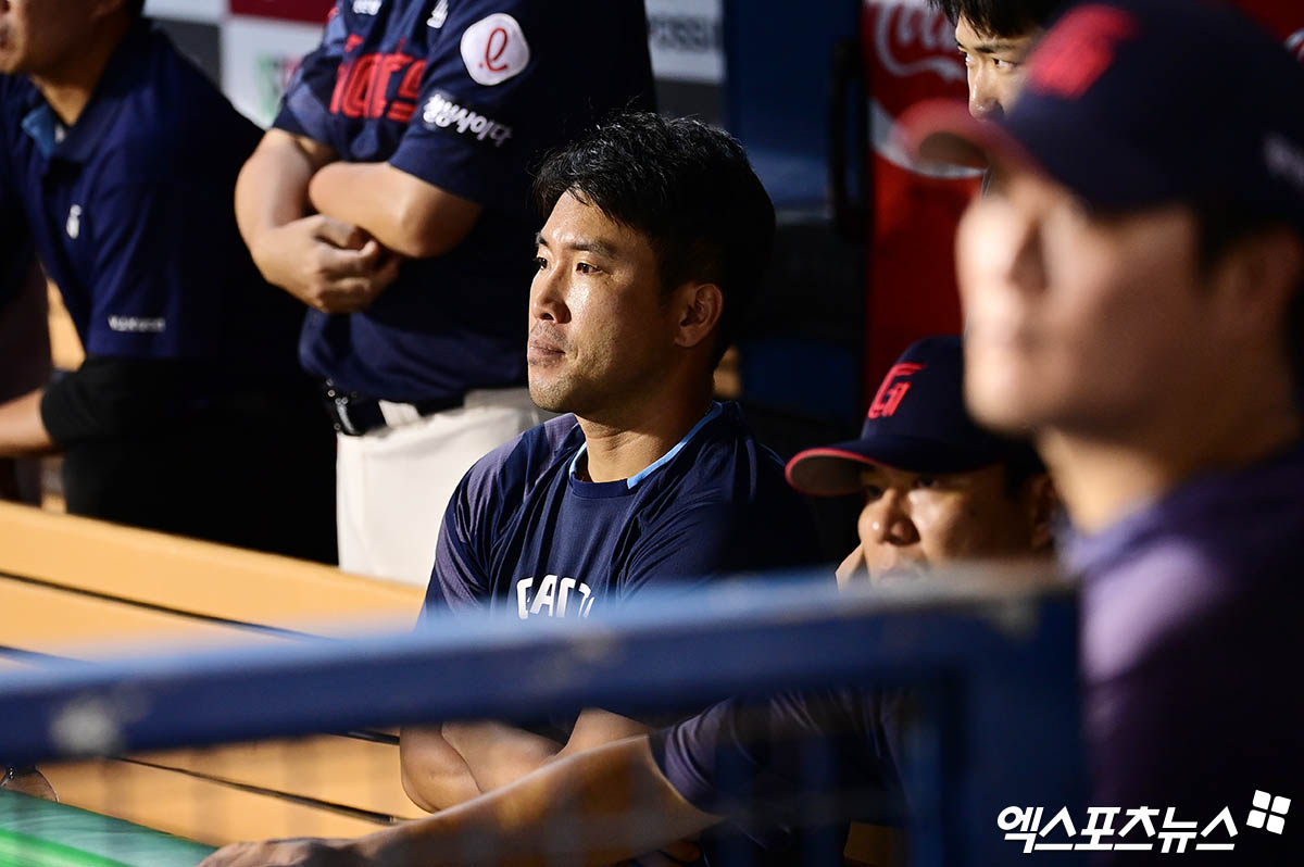 햄스트링 부상으로 지난 8월 6일부터 1군 엔트리에서 말소, 재활 중인 롯데 자이언츠 캡틴 전준우. 사진 엑스포츠뉴스 DB