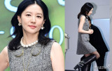 '20살 연상♥' 이영애, 시선집중 각선미…트위드 미니룩 클래스 