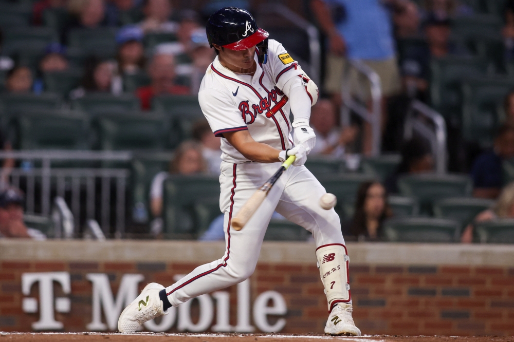 애틀랜타 브레이브스 내야수 김하성이 미국 조지아주 애틀랜타의 트루이스트파크에서 열린 2025 미국 메이저리그(MLB) 워싱턴 내셔널스와의 홈경기에 5번타자 겸 유격수로 선발 출전해 4타수 1안타 1볼넷 2득점을 기록했다. 애틀랜타는 워싱턴을 11-5로 제압하고 9연승을 달렸다. Imagn Images 연합뉴스