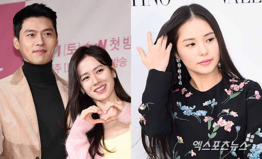 현빈·손예진 부부(왼쪽)와 민효린(오른쪽)