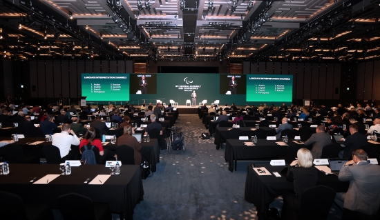 24일 열린 IPC 컨퍼런스 현장 | 대한장애인체육회