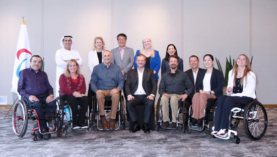 IPC 집행위원회 단체 기념촬영 | 대한장애인체육회