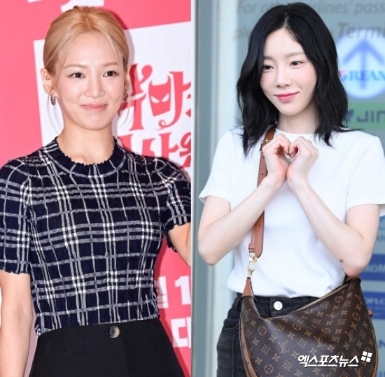 (왼쪽부터) 소녀시대 효연, 태연