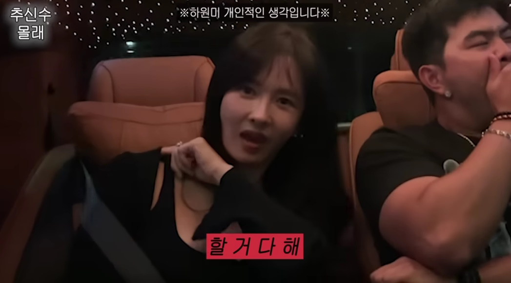 하원미 유튜브 캡처