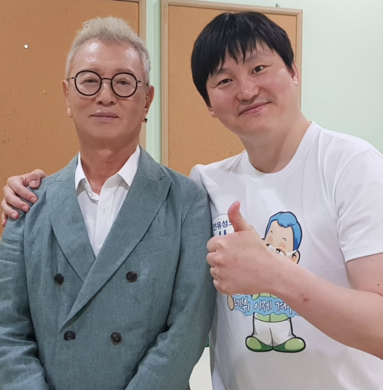 (왼쪽부터) 故전유성과 김대범.