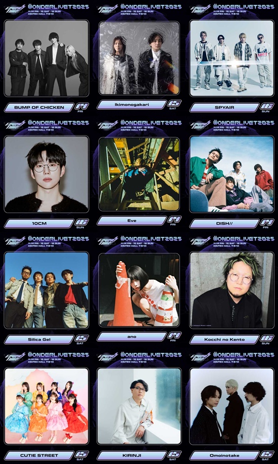 ‘원더리벳 2025’ 라인업