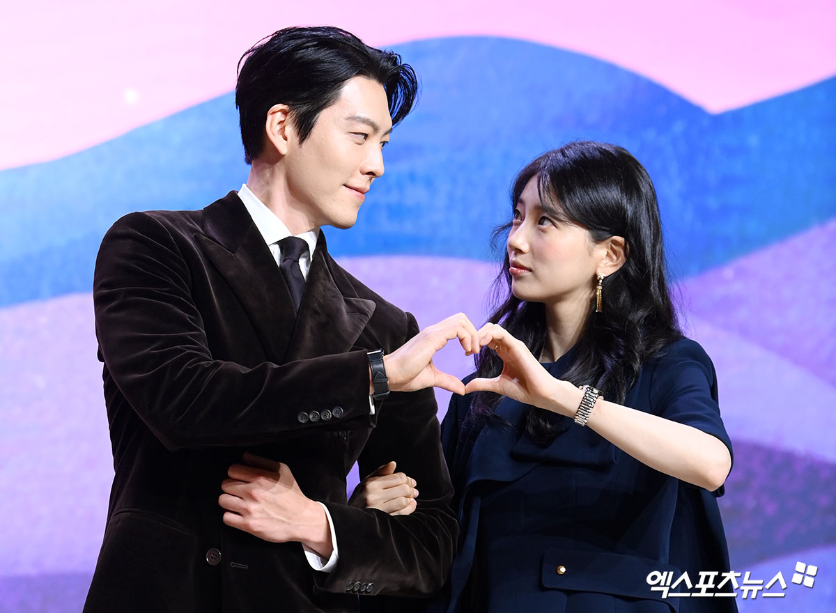 '다 이루어질지니' 제작발표회 현장 김우빈과 수지