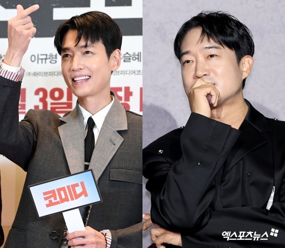 (왼쪽부터) 정경호와 조우진.