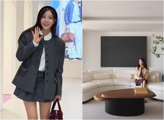 효민, 효민이 공개한 거실