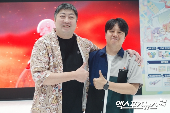 좌 - 한정현 대표 / 우 -심정선 부대표