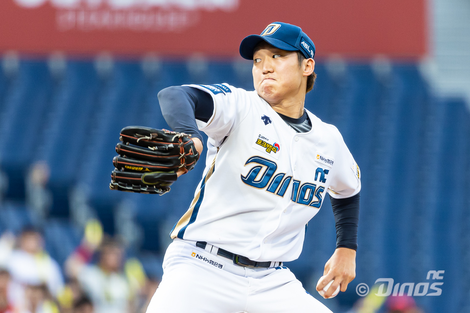 NC 다이노스 좌완 구창모가 9월 30일 KT 위즈와의 창원NC파크 홈 경기에서 4이닝 무실점 완벽투를 보여줬다. 사진 NC 다이노스