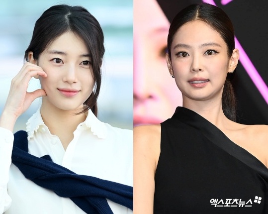 (왼쪽부터) 수지와 제니.