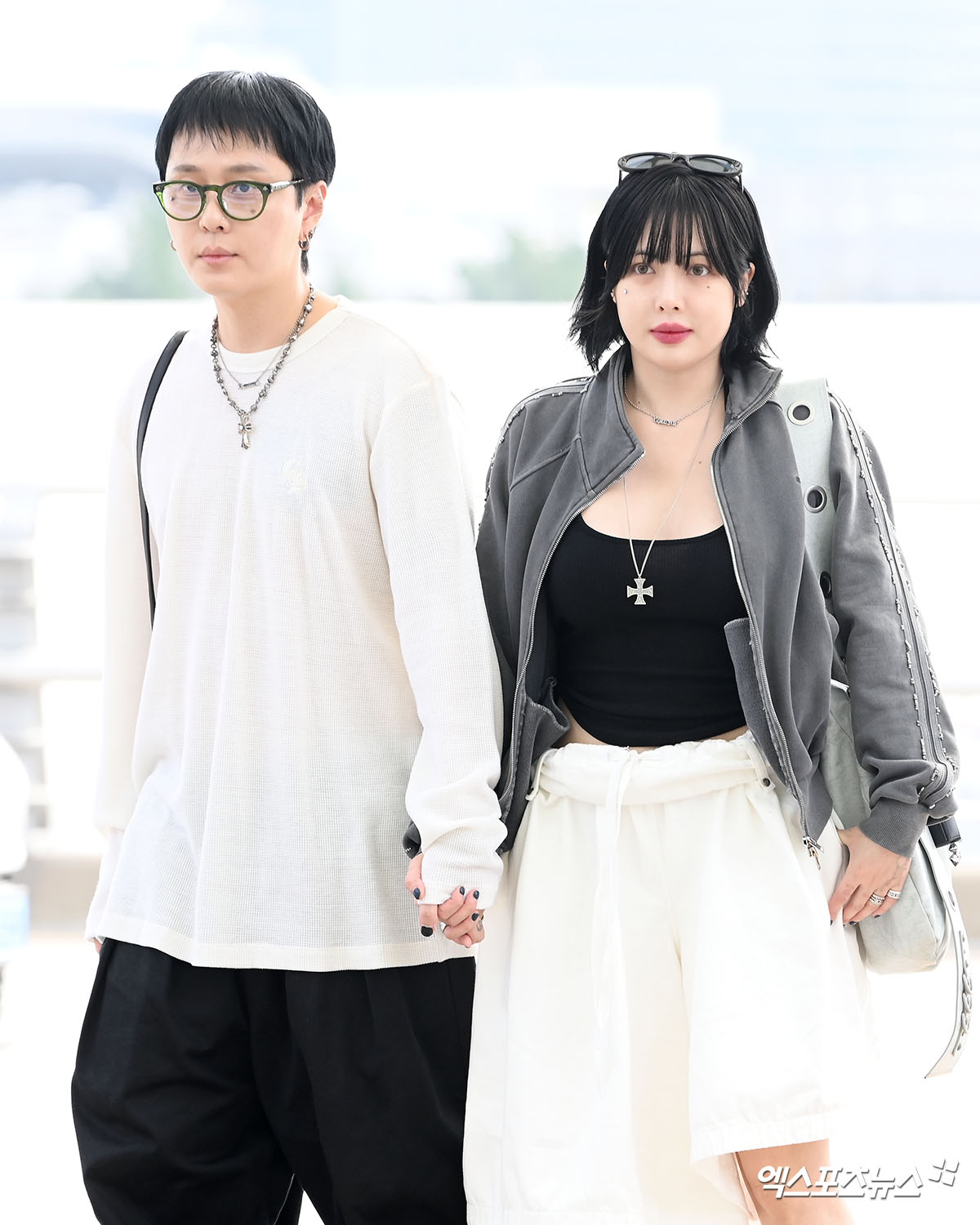 (왼쪽부터) 용준형, 현아.