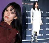 이효리 "10년만에 취재진 앞에"…굴욕 지운 '찰떡' 메이크업에 요란한 부츠 코디? [엑's 이슈]