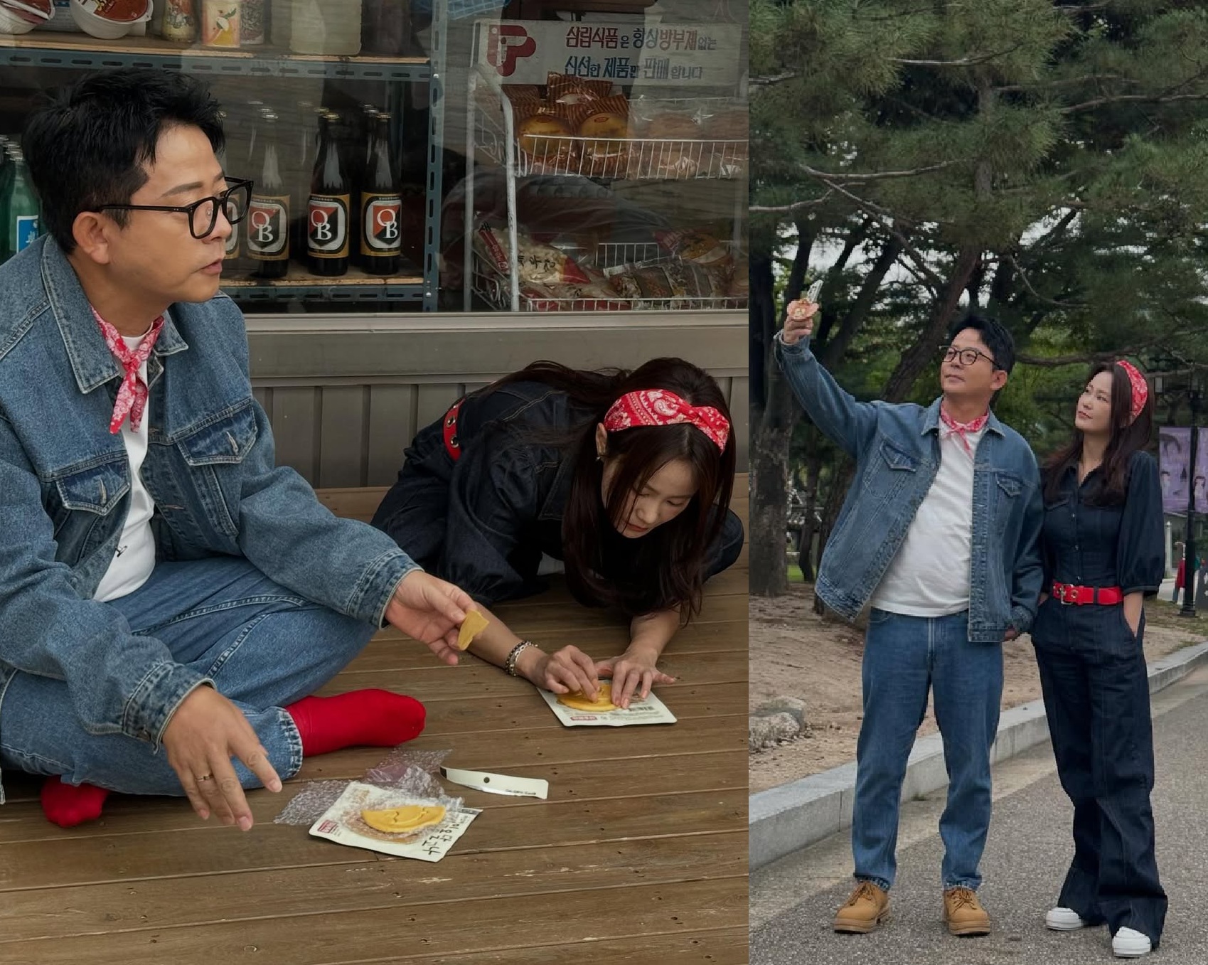 김준호와 김지민 부부. 사진=김지민 채널.