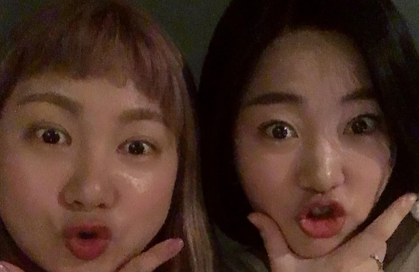 박나래(좌), 故 혜백(우)