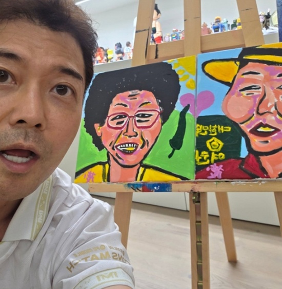 전현무가 직접 그린 박나래 할머니와 할아버지