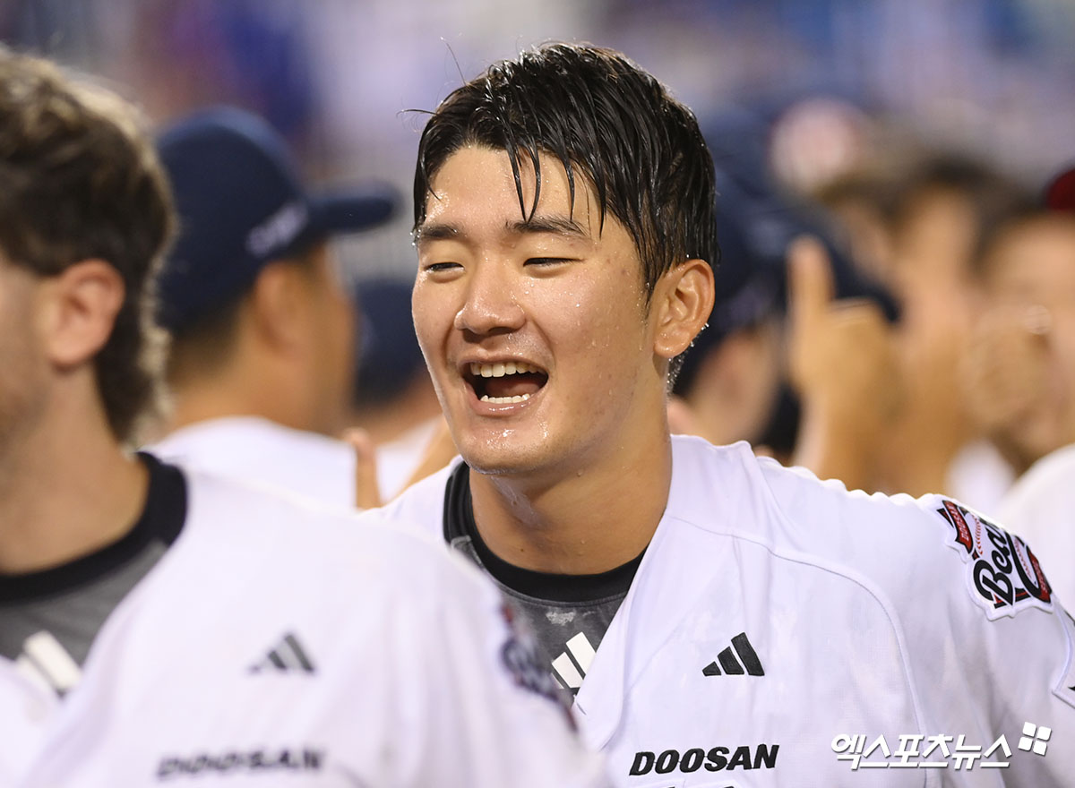 두산 베어스 내야수 안재석이 5일부터 오는 29일까지 일본 미야자키에서 진행되는 교육리그에 참가한다. 사진 엑스포츠뉴스 DB