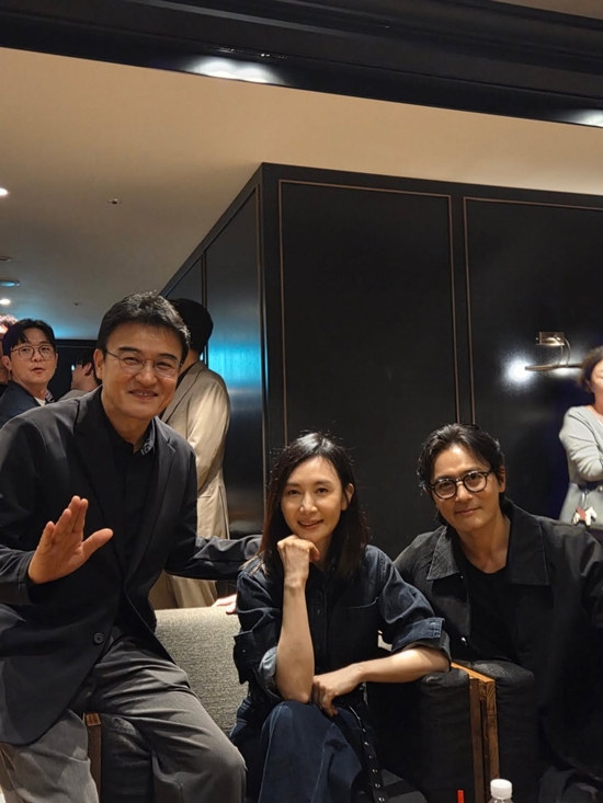 박중훈, 채시라, 장동건 (왼쪽부터)