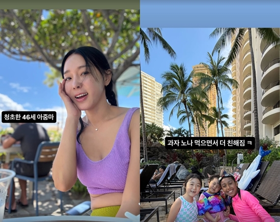 이지혜와 딸 태리 양. 사진=이지혜 계정