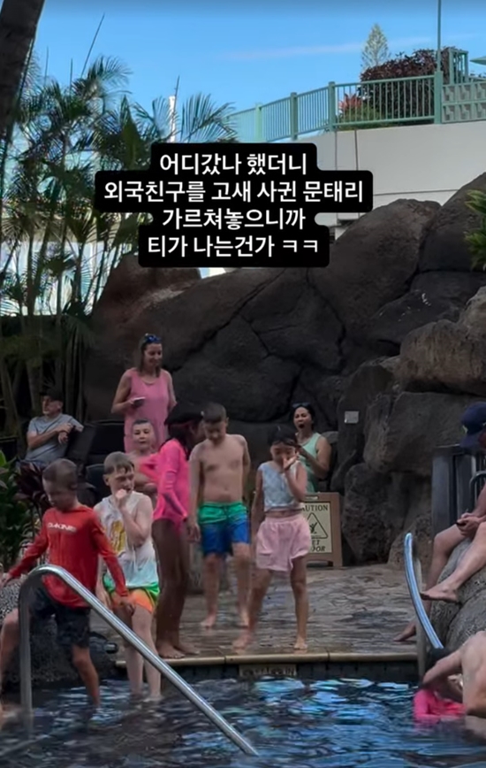 이지혜의 딸. 사진=이지혜 계정