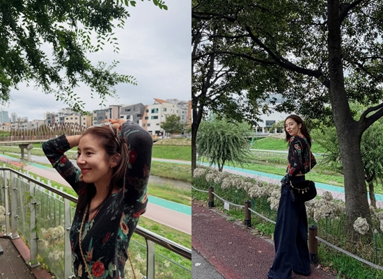 여유를 즐기는 손담비. 사진=손담비 계정