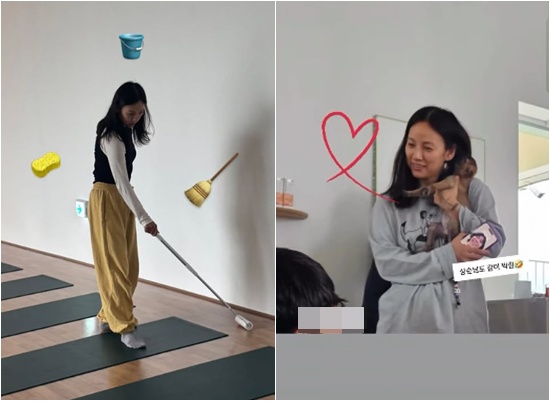 요가원 계정 속 이효리