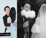 곽튜브, 비주얼 변화 美쳤다…♥아내 껴안고 윙크 "스윗남"→초호화 하객까지 [엑's 이슈]