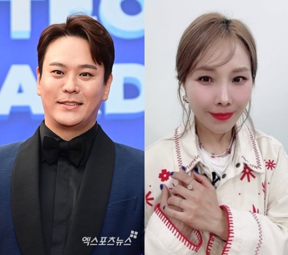 엑스포츠뉴스 DB - 김용준, 신봉선 인스타그램