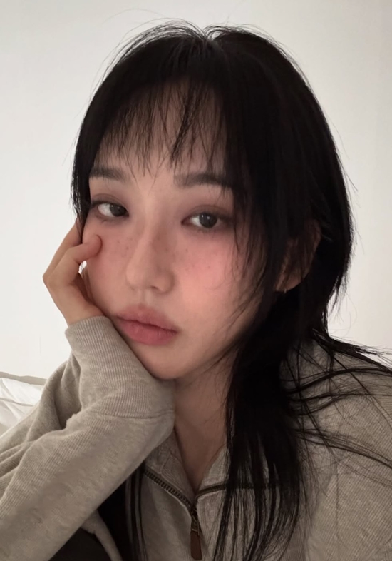 한지현 셀카. 사진=한지현 계정