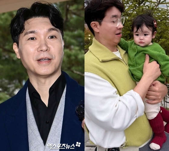 (좌) 박수홍 / (우) 박수홍과 재이.